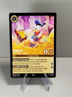 Carte LORCANA FR - Chapitre 8 37/204 Donald Super Rare non Foil Neuf - Image 1