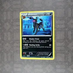 Pokemon TCG Umbreon 60/108 Dark Explorers DEX Non-Holo Uncommon Black & White LP - Image 1