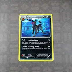 Pokemon TCG Umbreon 60/108 Dark Explorers DEX Non-Holo Uncommon Black & White LP - Image 4