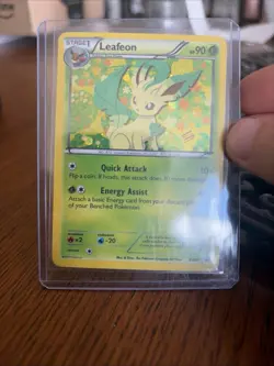 Pokemon TCG Leafeon BW87 Black White Holo Promo - Image 1