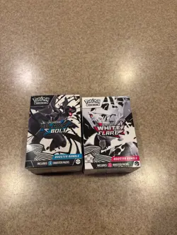 SEALED Pokemon TCG White Flare And Black Bolt Booster Bundle - Image 1
