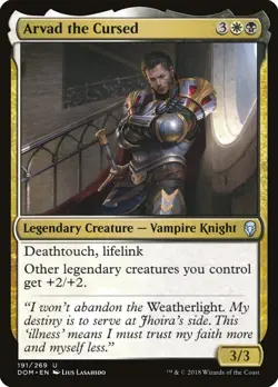 Arvad the Cursed [Dominaria] Magic MTG - Image 1
