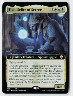 Tivit, Seller of Secrets (Extended Art) Foil M Commander: Streets of New Capenna - Image 1