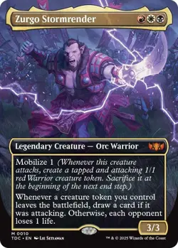 Zurgo Stormrender (Borderless) Foil TDC NM - Image 1