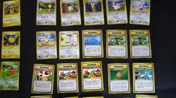 Pokemon Cards Neo Genesis Job Lot Japanese Bundle x74 Johto Gold Silver NM - Image 3