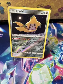 Pokemon 2019 Sun And Moon Jirachi Holo Rare 99/181 TCG Game Card - Image 3