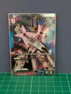 Full Armor Unicorn Gundam (Destroy Mode) GD003-010 Gundam Card TCG Winner U+ - Image 1