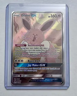Eevee GX SM233 Promo Cards Full Art GX Holo - Image 1
