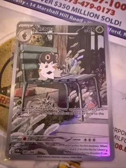 Spewpa Illustration Rare Pokemon Perfect Order Card 089/088 - Image 1