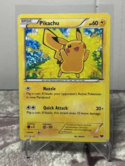 Pikachu 5/12 2013 McDonald's Collection Pokemon Card TCG Promo Holo Exclusive - Image 1