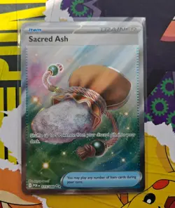Sacred Ash 115/088 Perfect Order Secret Rare Full Art Trainer Pokemon Card - Image 1