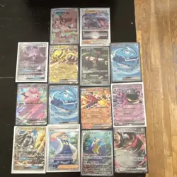 Pokemon TCG 15 Holo GX EX Cards Lot Genesect Kommo-o Banette Aerodactyl - Image 1