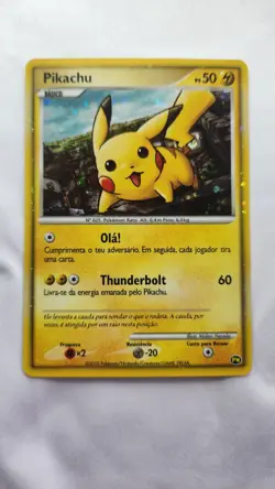 Pokemon Pikachu World Collection PW9 Holo Promo Portuguese 2010 Card - Image 1