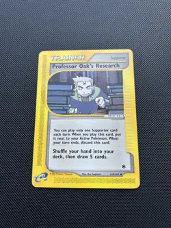 Pokemon Card Expedition Base Set Professor Oak's Research 149/165 E Series - Image 3