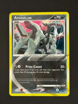 Pokemon TCG: Arceus Lv. 100 - Platinum Set Series Card #AR1 HOLO - LP - Image 2