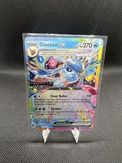 Pokemon Card Glaceon ex 026/131 Stamped Prismatic Evolutions Promo - Image 1
