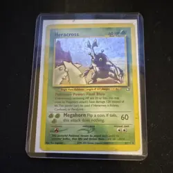 Heracross Neo Genesis Holo Rare Nintendo Card 6/111 - Image 1