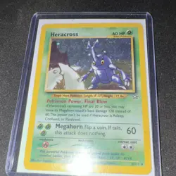 Heracross Neo Genesis Holo Rare Nintendo Card 6/111 - Image 2