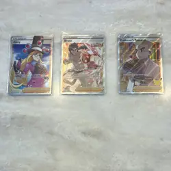 Pokemon TCG Trainer Full Art Lot - Avery, Bruno, Professor's Research (3 Cards) - Image 1