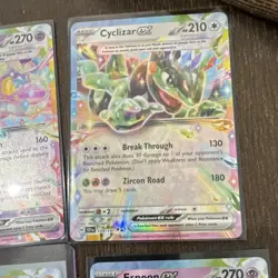 Pokemon Holo EX Tera Lot - Glaceon, Sylveon, Cyclizar, Leafeon, Flygon - 7 Cards - Image 4