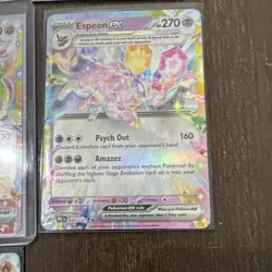 Pokemon Holo EX Tera Lot - Glaceon, Sylveon, Cyclizar, Leafeon, Flygon - 7 Cards - Image 5