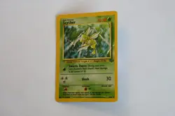 Scyther Jungle Holo 10/64 WOTC Pokemon Card Vintage Played - Image 4