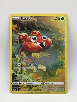 Pokemon TCG Paras Crown Zenith: Galarian Gallery Holo Rare Card GG32/GG70 NM Raw - Image 1