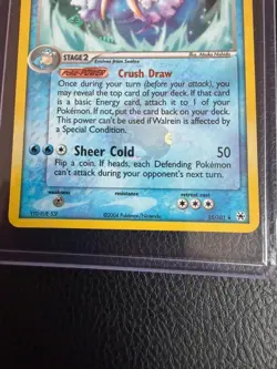 Pokemon Card - Walrein Hidden Legends 15/101 Reverse Holo Rare - Image 2