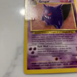 Pokemon Gengar Shadow Pokemon Vintage Rare Card 1999 Non Holo - Image 4