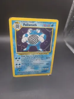 Poliwrath - Base set Holo Spanish 13/102 Pokemon Card HP - Image 2