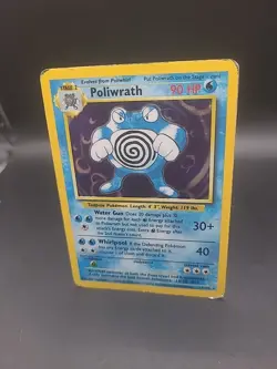 Poliwrath - Base set Holo Spanish 13/102 Pokemon Card HP - Image 3