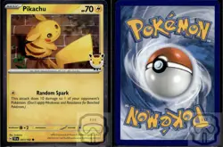 Pikachu (Pokemon Day 2026) 051/162 Cosmos Holo Cards Pokemon NM/M - Image 2