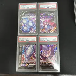 Pokemon Card Japanese 【PSA10・9】Mewtwo V-UNION Sequential 4-Card Set - Image 1