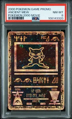Pokemon Card Japanese 2000 Ancient Mew MOVIE Promo PSA8 - Image 3
