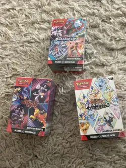 Prismatic Evolutions Paradox Rift Destined Rivals Booster Bundles Sealed Pokemon - Image 1