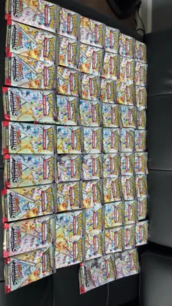 Pokemon TCG Prismatic Evolutions Booster Pack Lot Of (56) FACTORY SEALED PACKS - Image 1