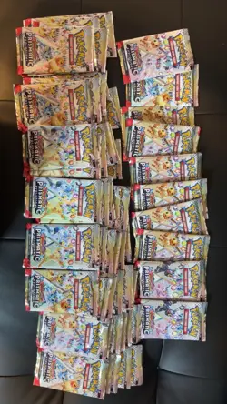 Pokemon TCG Prismatic Evolutions Booster Pack Lot Of (56) FACTORY SEALED PACKS - Image 2
