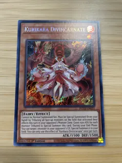 KURIKARA DIVINCARNATE NM ORIGINAL SECRET RARE 1ST EDITION POTE-EN031 YUGIOH - Image 1