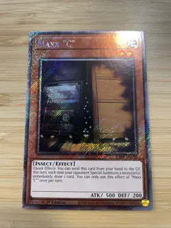 Yugioh! 1x Maxx "C" RA04-EN150 Platinum Secret Rare 1st Ed NM - Image 1