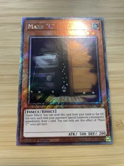Yugioh! 1x Maxx "C" RA04-EN150 Platinum Secret Rare 1st Ed NM - Image 3