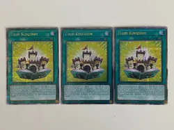 Yugioh Toon Kingdom x 3 - 1st QCR Quarter Century Secret Rare NM - Free Holo - B - Image 1