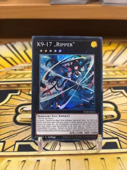 Yugioh K9-17 Ripper JUSH-DE035 Super Rare - Image 1
