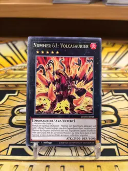 Yugioh Nummer 61: Volcasaurus Rare JUSH-DE043 - Image 1