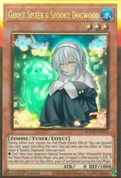 Ghost Sister & Spooky Dogwood - 1st Edition Maximum Gold LP YuGiOh - Image 1