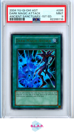 DARK MAGIC ATTACK YU-GI-OH! 95 2004 ANCIENT SANCTUARY AST RARE EN 1ST ED PSA 9 - Image 1
