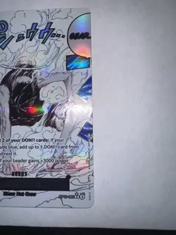 One Piece CCG Gear Two OP11-080 Alt Art a Fist of Divine Speed - Image 5