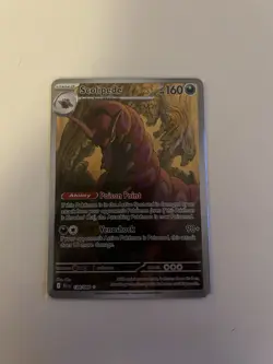 Pokemon Scolipede TCG Illustration Rare Black Bolt 134/086 English - Image 1