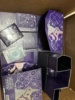 Pokemon Paldean Fates ETB Case — OPENED, EMPTY, No Cards Included, No Packs - Image 3