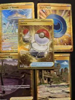 Pokemon TCG: SV/SWSH 5 Card Gold Full Art Trainers - Image 1