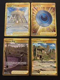 Pokemon TCG: SV/SWSH 5 Card Gold Full Art Trainers - Image 4